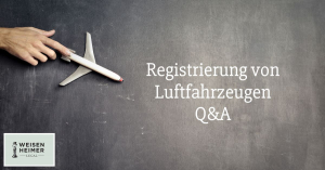 Registrierung von Luftfahrzeugen