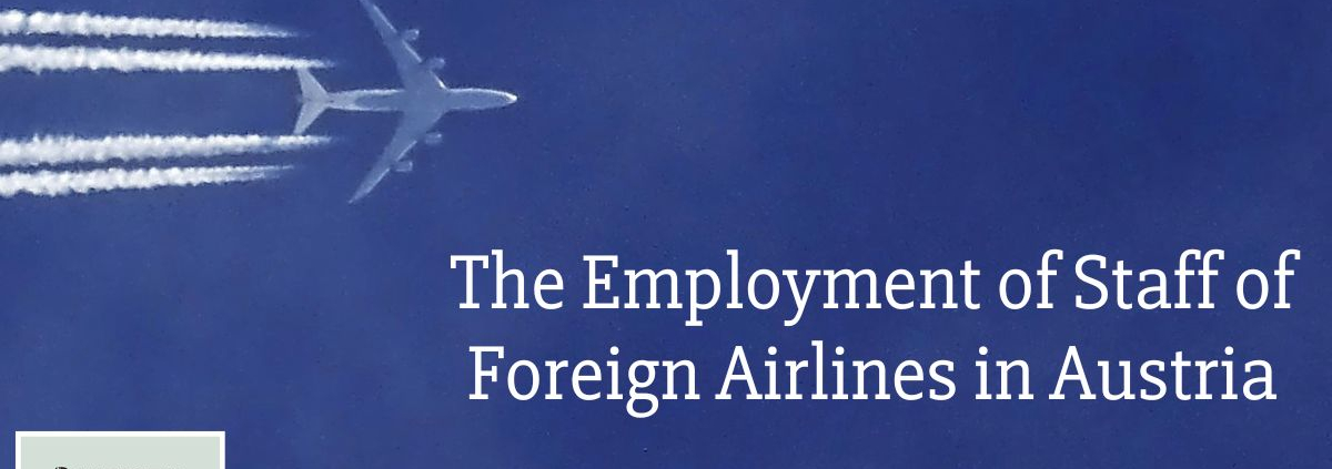 The Employment of Staff of Foreign Airlines in Austria